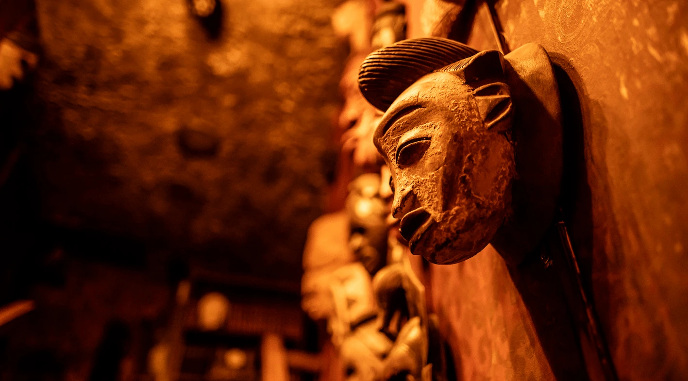 Des masques africains